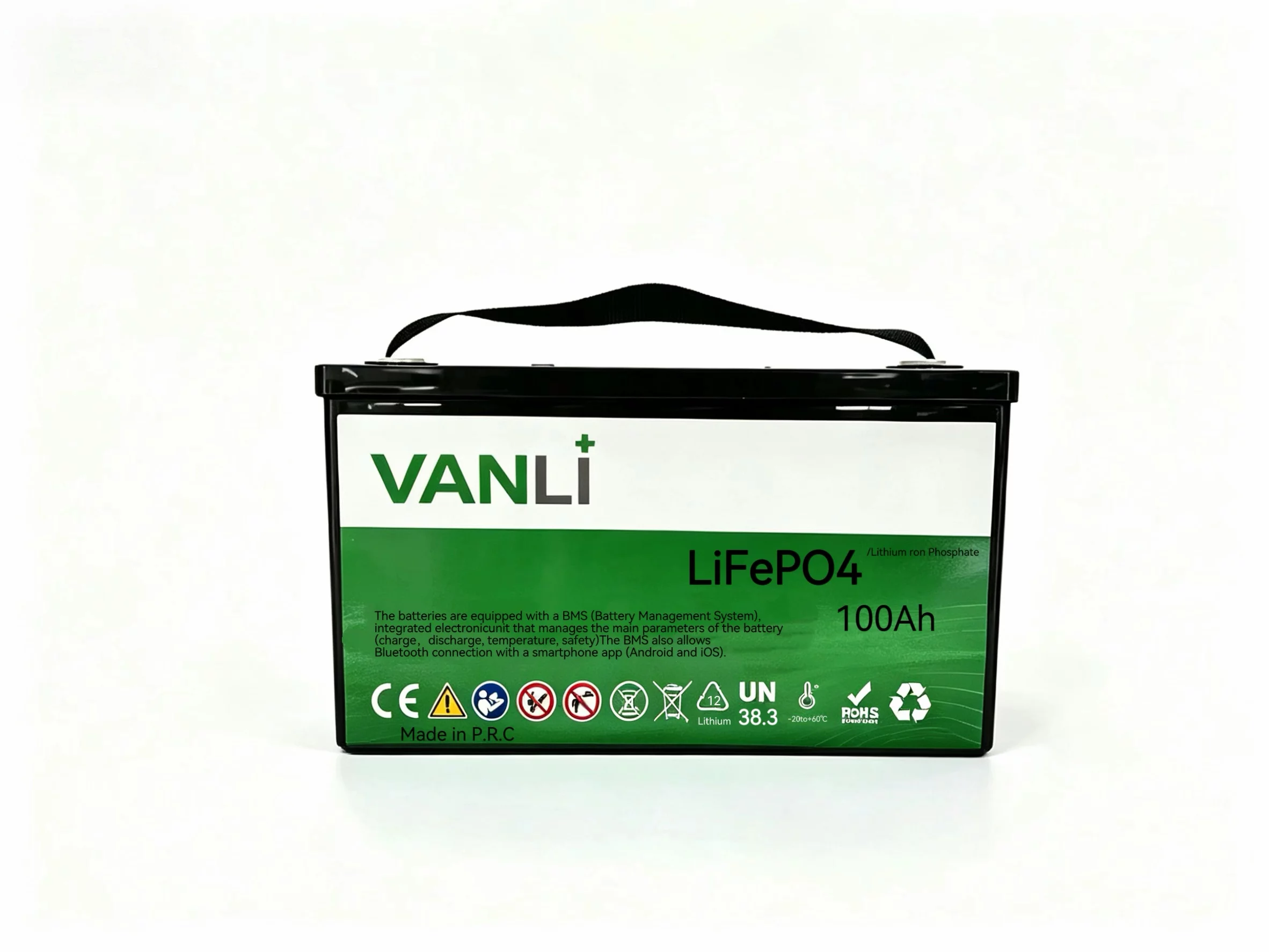 Vanli -12.8V100 12.8V100Ah磷酸铁锂电池